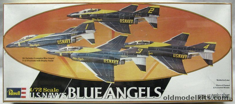 Revell 1/72 US Navy Blue Angels F-4J Phantom II, H186 plastic model kit